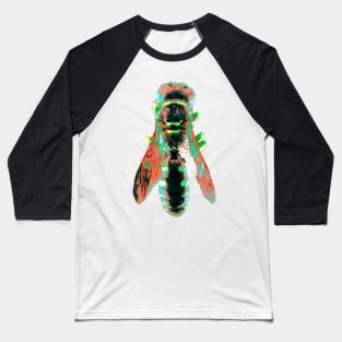 Abstract green bee Baseball T-Shirt